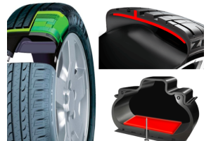 Tecnológica que proporciona una mayor seguridad en la carretera al evitar la pérdida de presión en las ruedas en caso de pinchazos