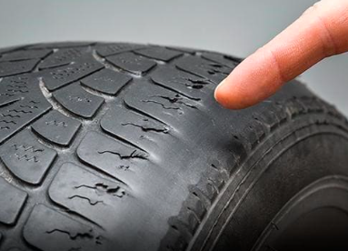 Los neumáticos pueden sufrir varios tipos de daños